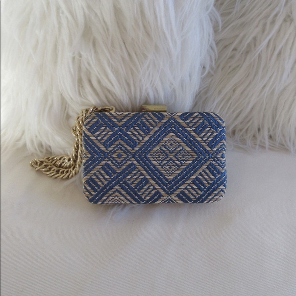 C. Wonder Handbags - C WONDER Straw Wristlet NWOT